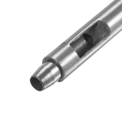 Miniatura 4 de HARFINGTON 2 piezas de perforador de cuero de 0.256 in recto, redondo, ojal, remache a presión, fijador para cuero, artesanía, ropa, bolso, cortina
