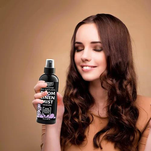 Miniatura 6 de Aromasong Spray de lavanda totalmente natural para dormir - Spray de habitación y lino para almohadas y sábanas - Spray de lavanda para el hogar