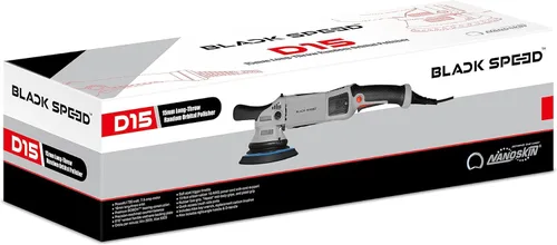 Miniatura 2 de Nanoskin Black Speed 15mm Long-Throw Random Orbital Polisher - 750W, 7.5-Amp Motor, BOSCH™ Bearing Construction, Vented Flexible Backing Plate For