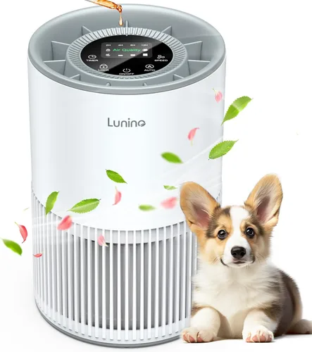 Purificadores de aire para el hogar, habitación grande de hasta 1200 pies cuadrados, purificador de aire LUNINO H13 True HEPA para dormitorio con