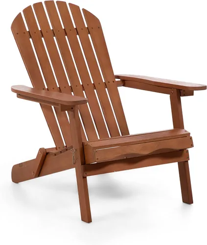 Miniatura 11 de Elk - Silla Adirondack de madera de eucalipto para patio al aire libre de 34 pulgadas de ancho para patio al aire libre, terraza, playa, jardín