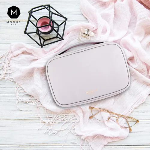 Miniatura 6 de MODUS BAGS Organizador de joyas de viaje, estuche de gran capacidad para aretes sin enredos, collares, almacenamiento de anillos