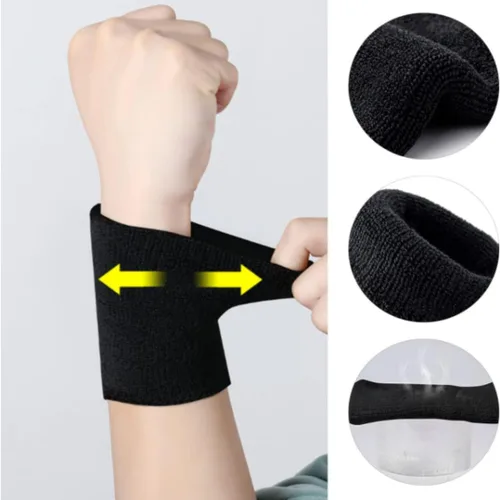 Miniatura 4 de Diademas Deportivas de Absorción de Sudor - Bandas para Muñecas, Absorción de Sudor para Hombres y Mujeres