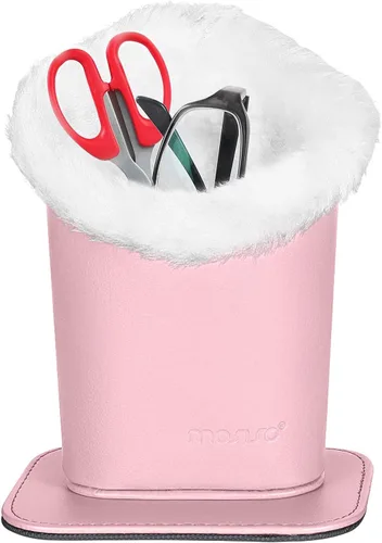 Miniatura 3 de MOSISO Soporte para gafas, funda de piel sintética con forro de felpa con base magnética