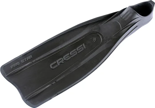 Miniatura 4 de Cressi Aletas de buceo con bolsillo para pies completos para adultos, Pro Star: fabricadas en Italia Negro
