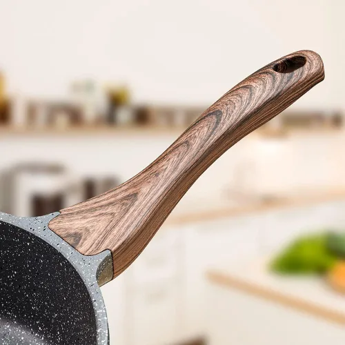 Miniatura 5 de SENSARTE Sartén de repalement con mango de baquelita compatible con Classic Granite Series Sartenes de 9.5/10/11/12.5 pulgadas y sartenes