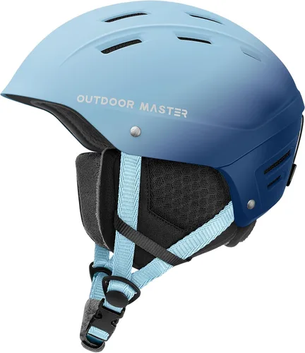 OutdoorMaster Kelvin II - Casco de esquí para deportes de nieve, casco de snowboard para hombres, mujeres y jóvenes