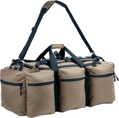 Miniatura 26 de Bolsa de lona militar grande de 100 L, bolsa de lona para despliegue, equipo deportivo, bolsa de equipaje de viaje con correas desmontables para AT