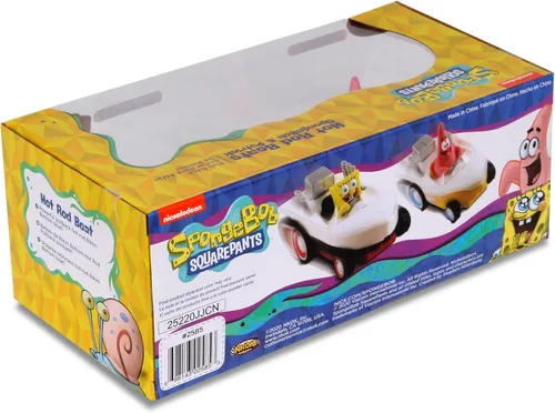 Miniatura 4 de SpongeBob Squarepants Tira hacia atrás 2 botes de Bob Esponja y Patrick, tira hacia atrás y míralos zoom, sin baterías, sin controles, sin