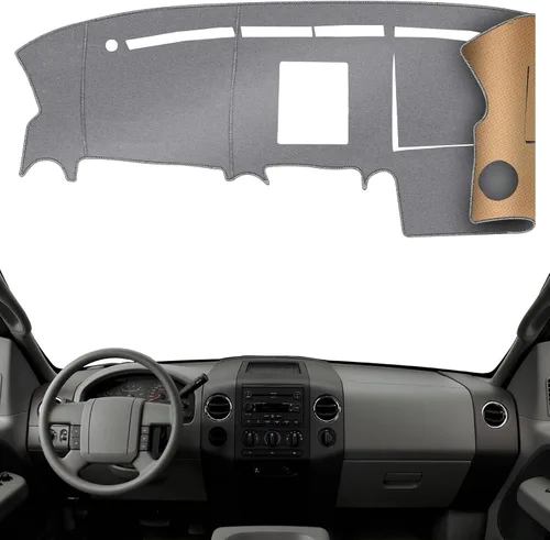 Miniatura 18 de Cubierta de Salpicadero Alfombrilla de Tablero Compatible con Ford F-150 2014-2009 (Sin Modelos HUD), Alfombrilla Antirreflejos para Salpicadero