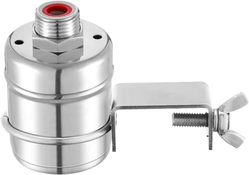 Miniatura 2 de Válvula de flotador de acero inoxidable con control de nivel de agua de 1/2 pulgadas, válvula de flotador automática completa válvula de bola 35 mm.