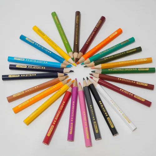 Miniatura 7 de BAZIC PRODUCTS Mini lápices de colores, preafilados, 24