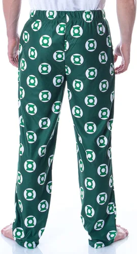 Miniatura 4 de DC Comics - Pantalones de pijama para hombre con símbolo de linterna verde