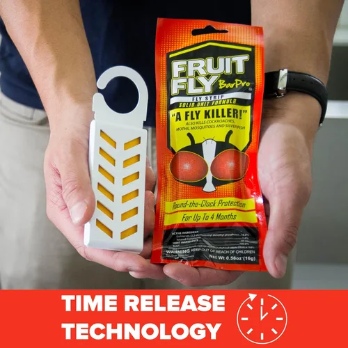 Miniatura 3 de Fruit Fly BarPro – Franja de control de insectos activada por vapor – Mejor que las trampas para moscas de la fruta – Mata moscas, mosquitos
