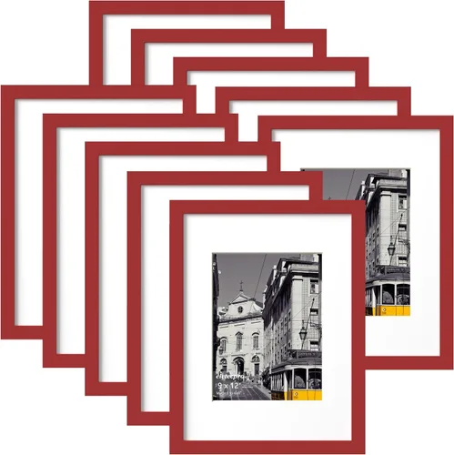 Miniatura 70 de eletecpro - Juego de 10 marcos de fotos de 5 x 7 pulgadas, collage de marcos de fotos para decoración de pared, muestra fotos de 4 x 6