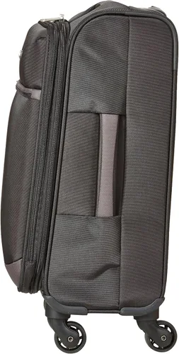 Miniatura 6 de Tienda Basics Maleta de equipaje giratoria de mano Softside con ruedas, Negro, 21 pulgadas