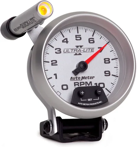 Miniatura 5 de Auto Meter 4990 Ultra-Lite II 3-3/8" 10000 RPM Pedestal Mount Mini-Monster Tacómetro