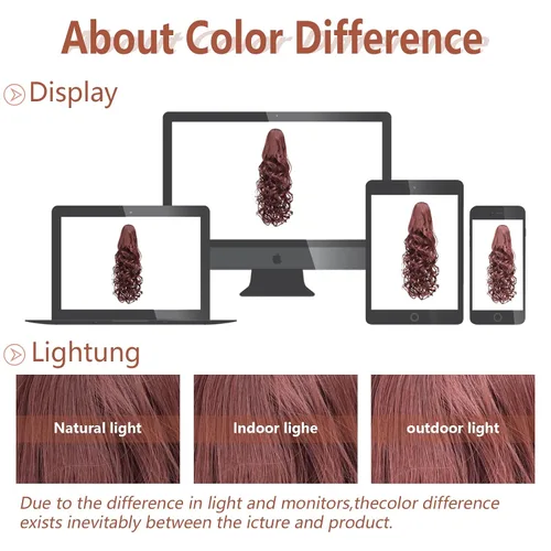 Miniatura 270 de Extensiones de cola de caballo de cabello rubio, extensiones de cola de caballo para mujer, pinza de extensiones de cabello rizado de 12 pulgadas