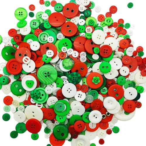 Miniatura 4 de 1600 Botones Negros para Manualidades a Granel, Botones Negros para Manualidades de Tamaños Variados para Manualidades DIY, Costura y Decoraciones