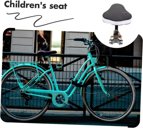 Miniatura 4 de Accesorio de asiento de bicicleta de montaña, versátil asiento de bicicleta para niños y niñas, características de seguridad de comodidad
