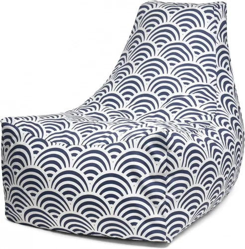 Miniatura 23 de Jaxx Juniper - Puf para exteriores, silla de patio y sala junto a la piscina, rayas blancas y negras