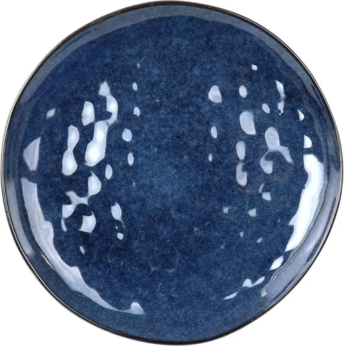 Miniatura 2 de Elama Samara - Vajilla de cerámica de 12 piezas (azul)