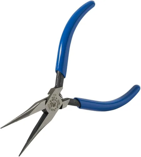 Miniatura 3 de Klein Tools Alicates Linemans D335-51/2C, cortadores laterales de punta de aguja, con resorte, 5 pulgadas, extra delgados