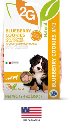 Miniatura 4 de Galletas para perros (copos de arándanos, yogur y cebada)