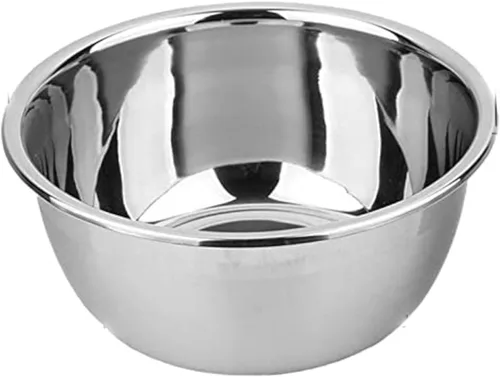 Miniatura 9 de meleg otthon Cuenco de acero inoxidable, ensaladera de 3 cuartos de galón, cuencos de metal, lavabo de acero inoxidable, borde más profundo 9.5