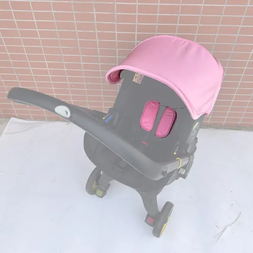 Miniatura 5 de Accesorios de Repuesto para Cochecito Capota, Escudo de Protección, Parasol Textil Compatible con Asiento de Automóvil y Cochecito Doona (Negro)