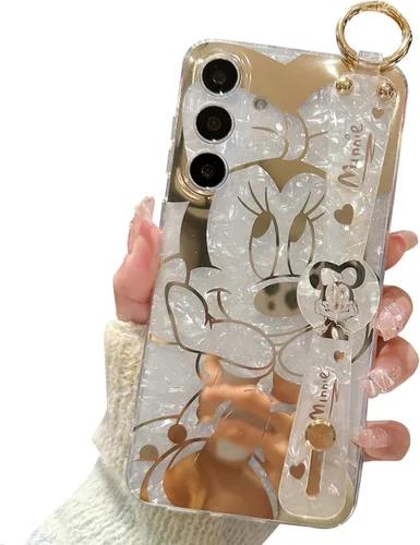 Miniatura 8 de Funda para Galaxy S20 con Banda de Muñeca y Soporte Ultra Delgada IMD Patrón de Animales Resistente a Golpes Funda con Soporte de Protección