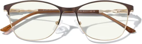Miniatura 6 de MERRY'S Gafas de lectura para mujer, lentes de bloqueo de luz azul para mujer, anteojos de lectura para computadora Marrón-2.047 in