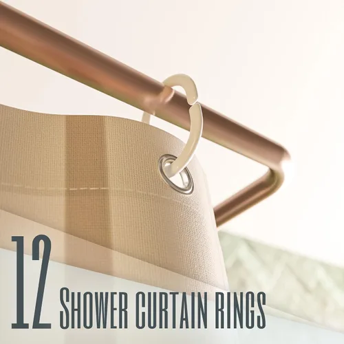 Miniatura 5 de KIBAGA Hermosa cortina de ducha bohemia para tu baño, una elegante cortina moderna de mediados de siglo de 72 x 84 pulgadas que se adapta