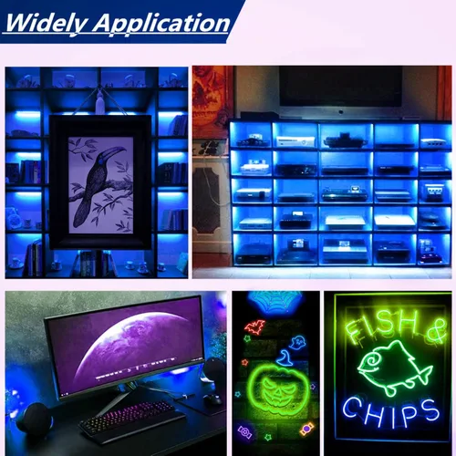 Miniatura 6 de Panel LED flexible, hoja de panel electroluminiscente EL cinta cortable suave para máscara de ojos, cosplay, decoración de fiesta, bricolaje
