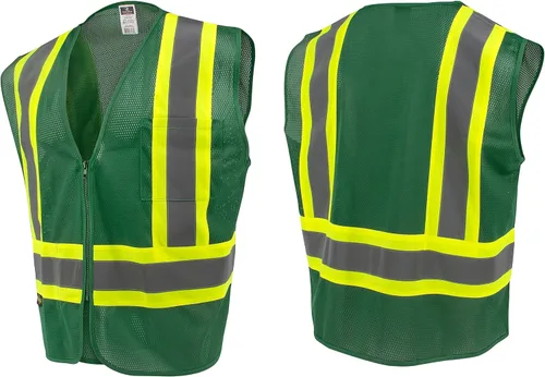 Miniatura 7 de Radians Chaleco de seguridad SV22-1 Economy Type O Clase 1 Verde