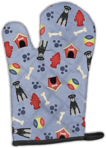 Miniatura 149 de Caroline's Treasures BB2732OVMT Dog House Collection Border Collie - Guante de horno grueso resistente al calor para sartenes calientes y horno