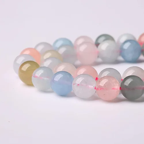 Miniatura 77 de 60 cuentas de piedra azul amazonita natural de 6mm para hacer joyas AAA redondas sueltas, cuentas de piedra de poder de sanación energética, cuentas