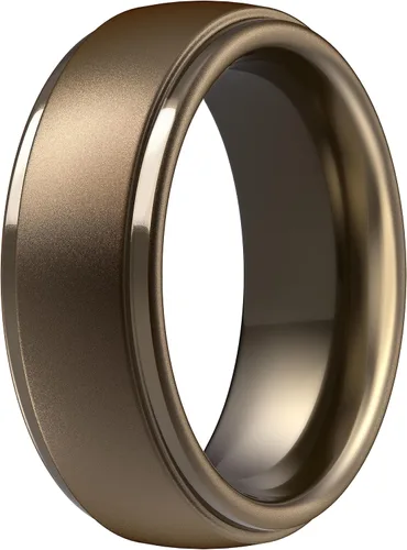 Miniatura 88 de ThunderFit Anillos de boda de silicona para hombre, 0.394 in de ancho y 0.098 in de grosor, paquete múltiple de variedad 1-7