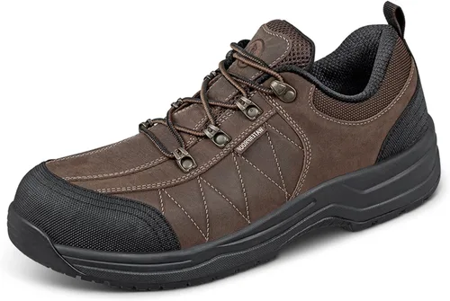 Miniatura 7 de Orthofeet Zapatos ortopédicos de trabajo de dolomita de cuero para hombre