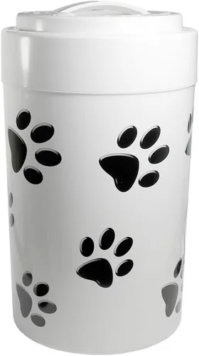 Miniatura 32 de Tightpac America Tightvac Pawvac Contenedor sellado para almacenamiento de comida y golosinas para mascotas Gato Blanco