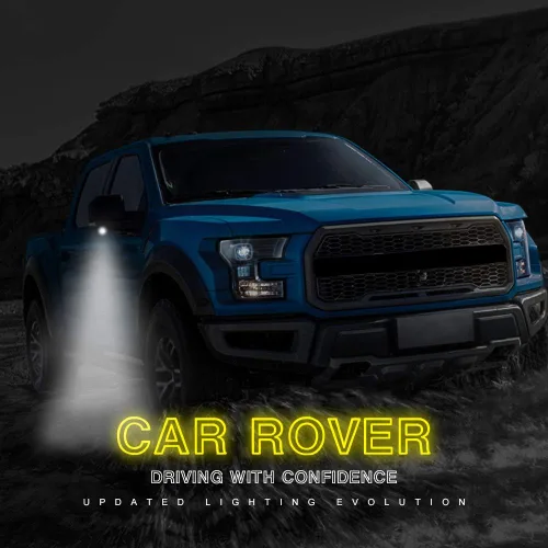 Miniatura 6 de CAR ROVER Conjunto de luz de charco de espejo lateral LED completo con 6000 K xenón blanco repuesto para Ford F-150 Expedition Explorer Edge Flex