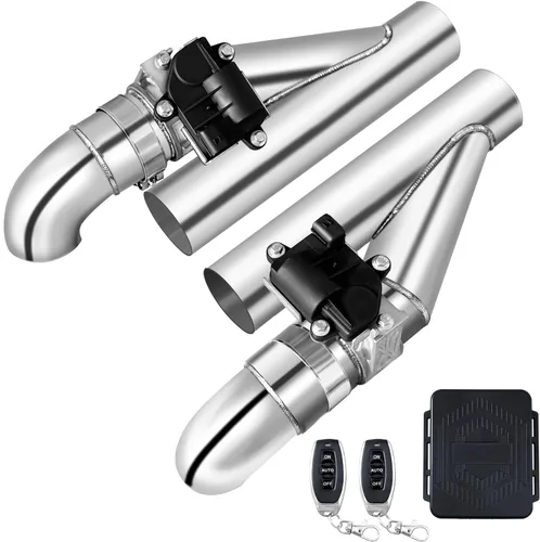 Miniatura 9 de peastorm Válvula de escape eléctrica de 2 pulgadas con salida de escape con codo, kit de válvula de escape Valvetronic