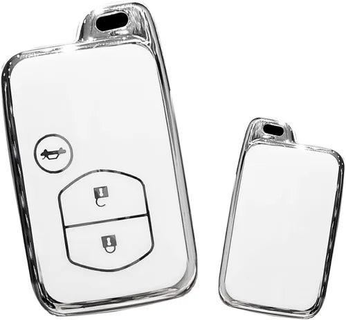Miniatura 11 de Para Toyota 86 Crown Mark X Camry Prius Wish Ractis Avensis Aqua IQ Vitz Land Cruiser Prado Key Fob Accesorios Cubierta de la llave Smart Key Holder