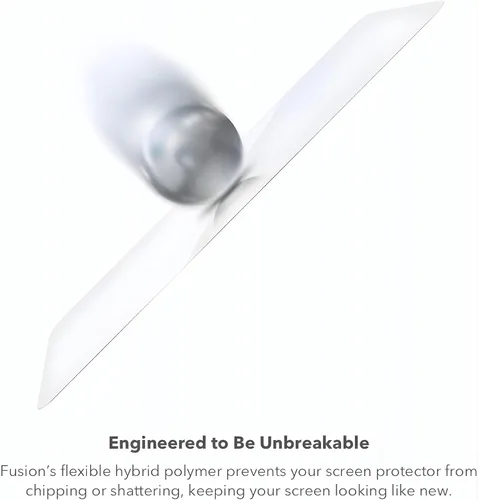Miniatura 5 de ZAGG InvisibleShield Fusion Curve para Samsung Galaxy S22 Ultra - Protección de pantalla híbrida flexible - Reforzada con D3O - Protección extrema