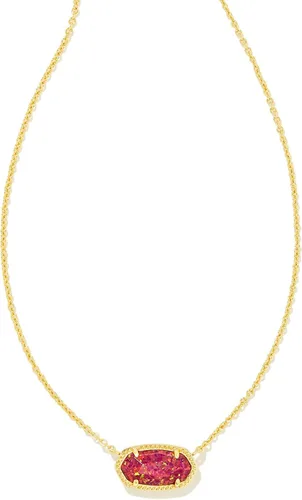 Miniatura 155 de Kendra Scott - Collar Elisa con dije para mujer, joyería de moda, chapado en oro de 14 quilates