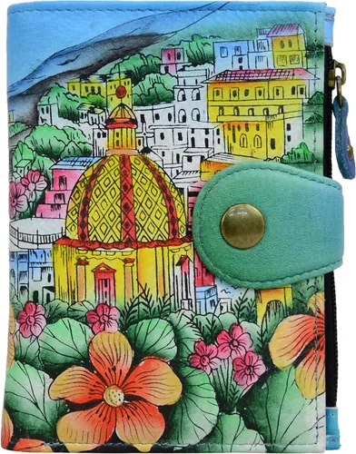 Miniatura 71 de Anna by Anuschka Cartera de mujer pintada a mano de cuero genuino para mujer