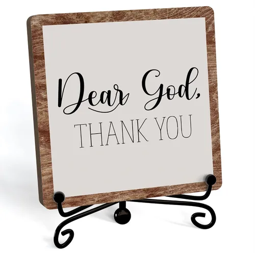 Miniatura 66 de Decoración Inspiradora Cristiana para Escritorio, Letrero "Dios Todavía Está Escribiendo Tu Historia", Decoración de Escritorio para Oficina, Hogar