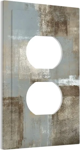 Miniatura 37 de Cubiertas Decorativas para Placas de Interruptor Abstracto Moderno de Mediados de Siglo Arco Boho Sol Dorado Hoja 1 Gang Placa de Pared Cubierta
