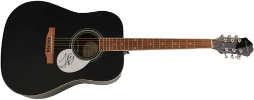 Miniatura 2 de JUSTIN BIEBER GUITARRA ACÚSTICA GIBSON EPIPHONE CON JAMES SPENCE AUTHENTICATION JSA COA - POP SUPERSTAR, MY WORLD 2.0, BAJO EL MISTLETOE, CREE
