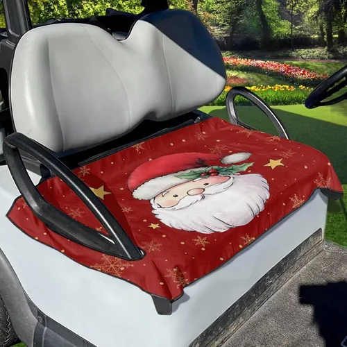 Miniatura 19 de Fundas de asiento de carrito de golf, mantas para carrito de golf, fundas de asiento de toalla para la mayoría de carritos de golf de 2 asientos